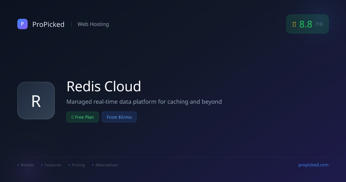 Redis Cloud Review 2026: Features, Pricing & Alternatives